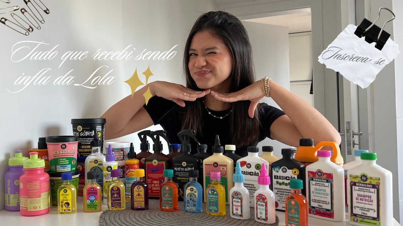 Recebidos de lola cosmetics sendo uma microinflu