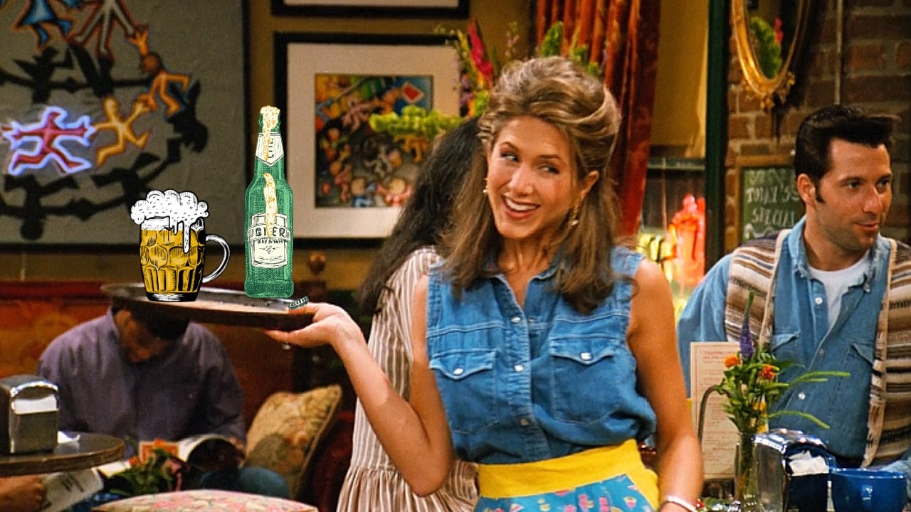 Rachel PREPARA Cerveza en FRIENDS (amigos) LA SERIE CAPITULOS EN ESPAÑOL