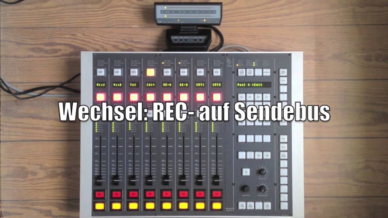 DHD RM 4200 Digital Radio Broadcast Mischpult Konsole mit mAirList Mika Arm & Neumann BCM 104
