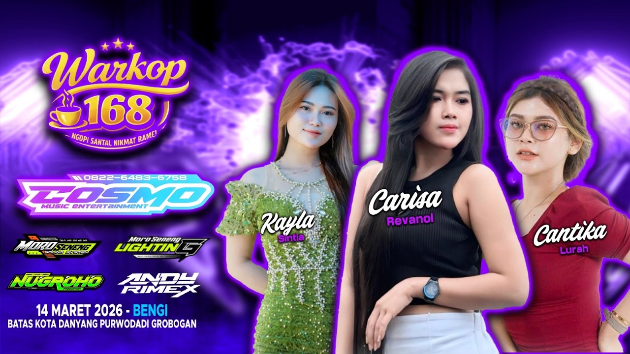 #LIVE COSMO MUSIC - WARKOP 168 DANYANG - 14 MARET 2026 - MOROSENENG AUDIO & MORSENENG LIGHTING