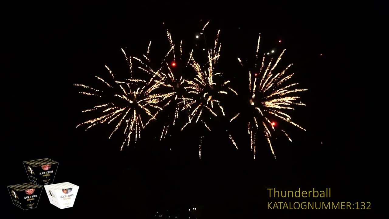 Thunderball Firstclass Fireworks, TTO Production Fyrverkeri Norge.
