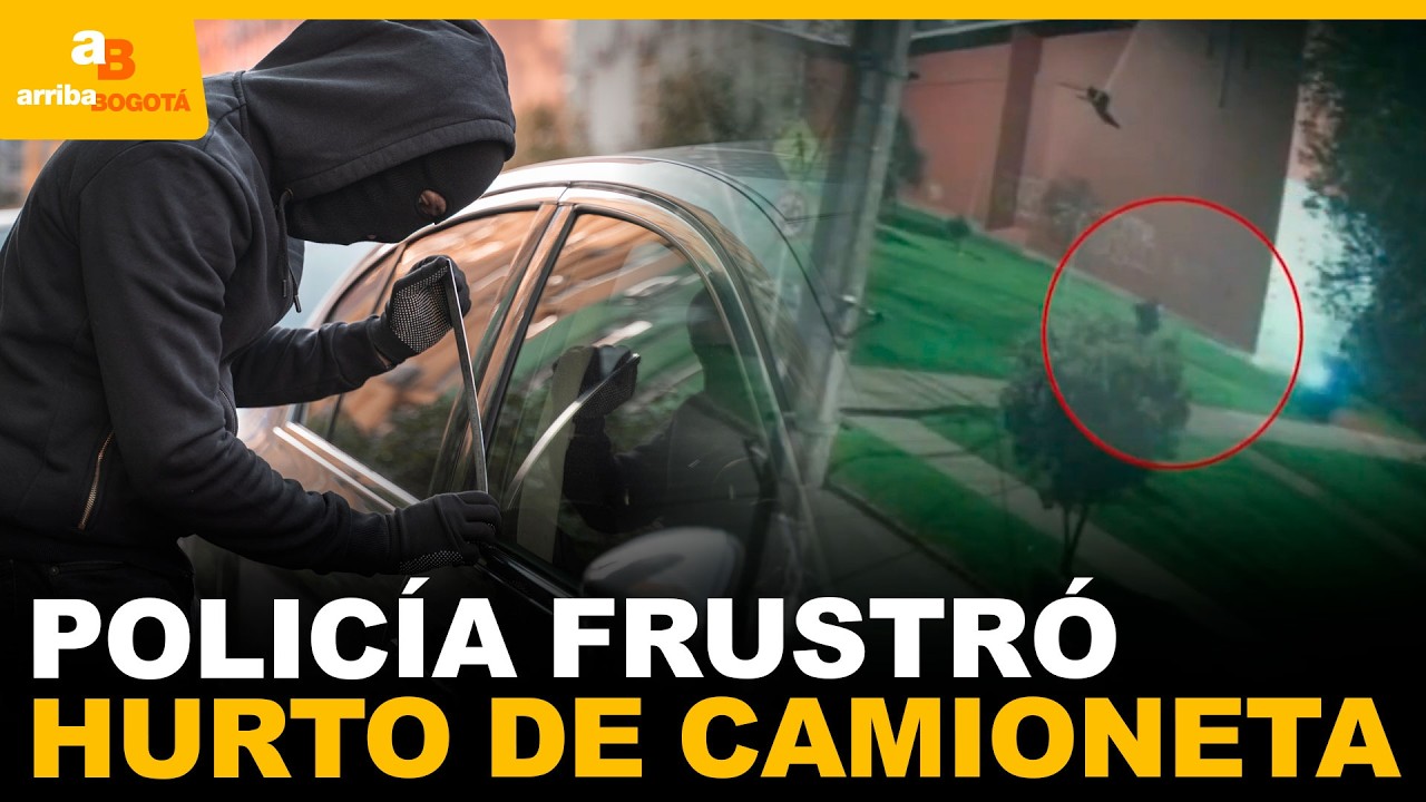 DISPAR0S y persecución en La Clarita tras intento de hurto de camioneta | CityTv | ArribaBogotá