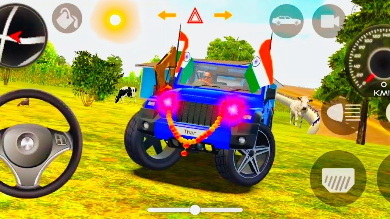 Dollar (Song) Modified😈Mahindra Thar||Indian Car Simulator 3D|| Android Gameplaygaming