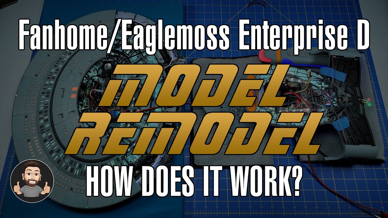 Fanhome/Eaglemoss Enterprise D (Model Remodel) - How Does It Work?