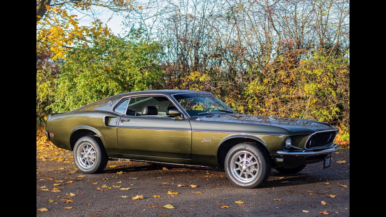 1969 Ford Mustang Fastback SportsRoof 3 Speed Manual | Black Jade