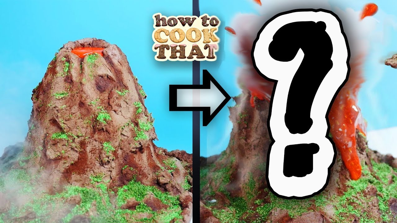 Will this volcano cake EXPLODE?