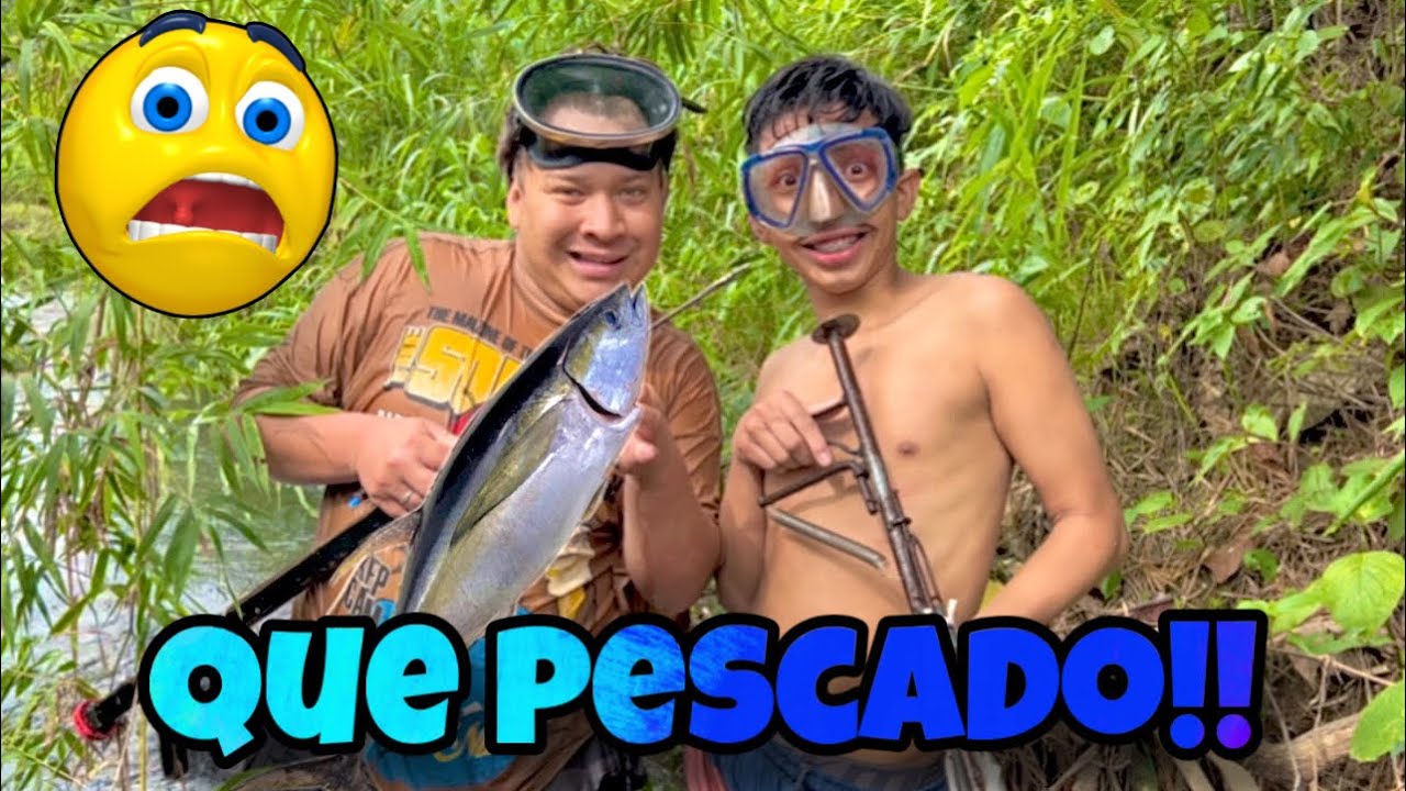 QUE GRANDE SON LOS PESCADOS EN EL RIO 😨