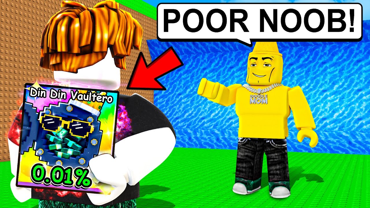 Trolling My Friend as FAKE NOOB With NEW 0.01% Brainrots in Escape Tsunami..