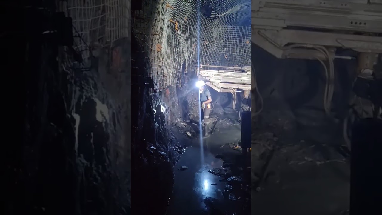 Drilling work #viral #underground #mining #video #grow #foryou #job @MrBeast @souravjvlogs 