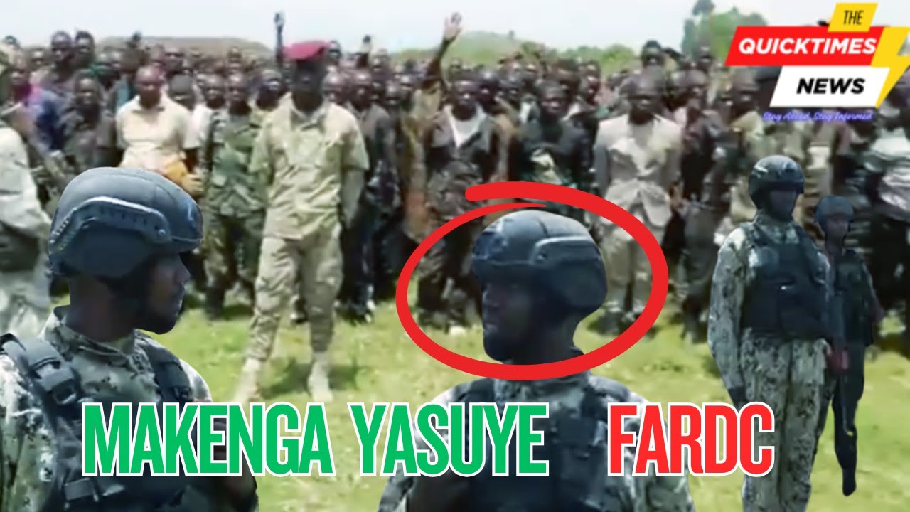 VIDEO GENERAL MAKENGA YASUYE ABASIRIKARE BA FARDC BAFASHWE NA M23