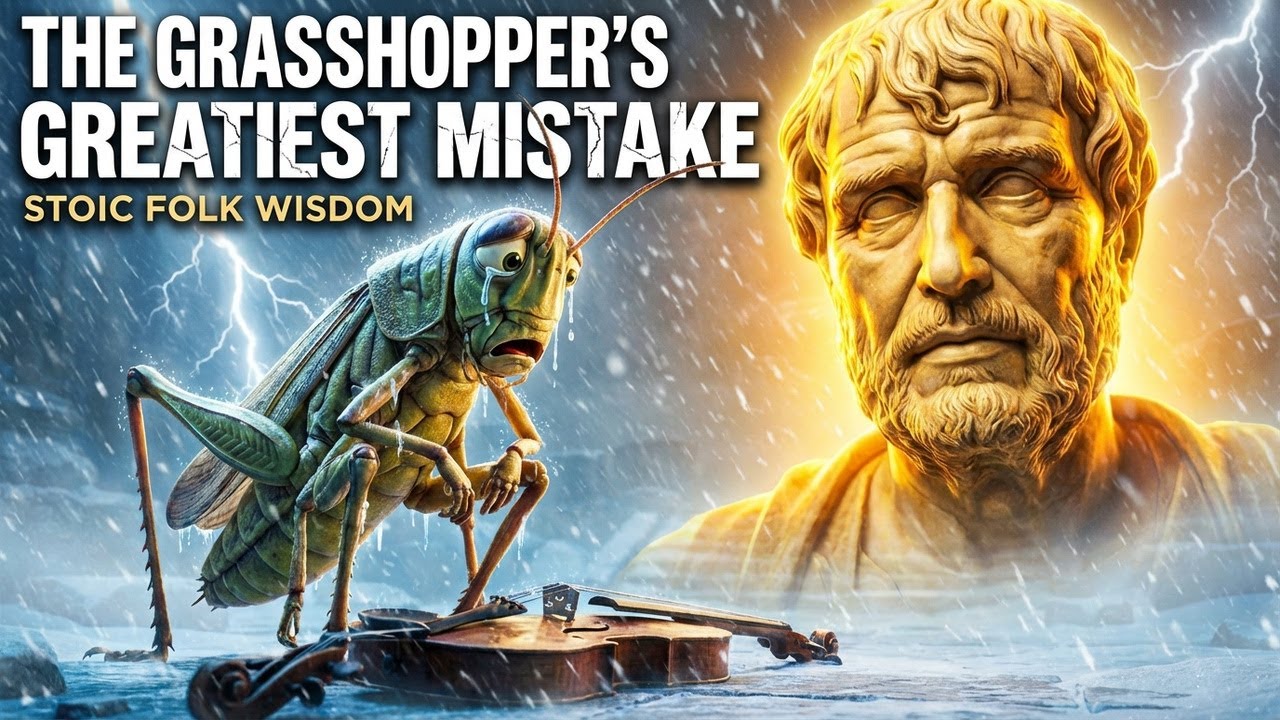 The Grasshopper's Greatest Mistake | Stoic Folk Wisdom
