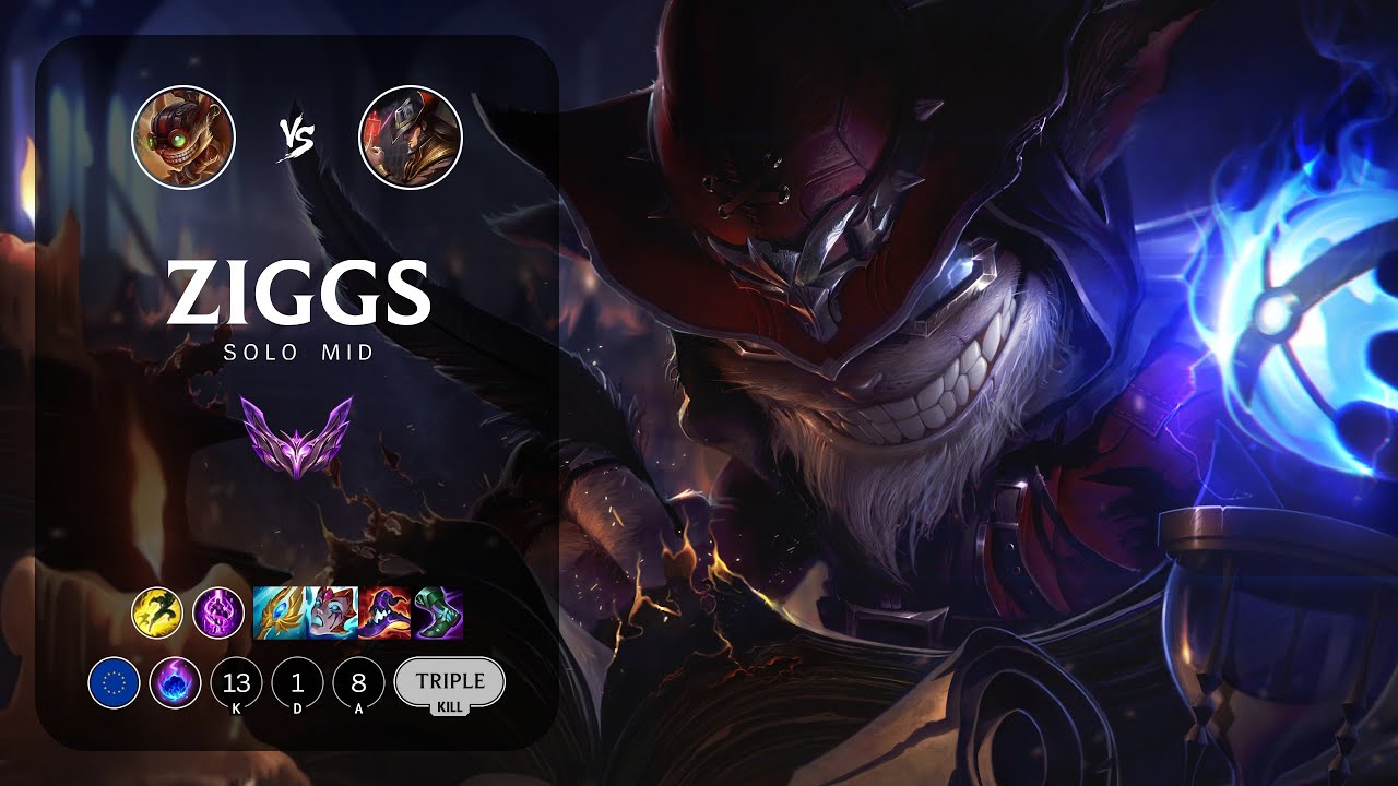 Ziggs Mid vs Twisted Fate - EUW Master Patch 14.3