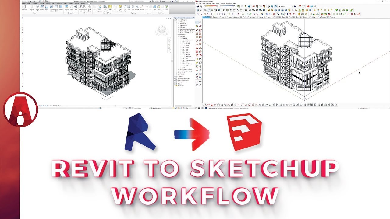 Лучший способ экспортировать модель Revit в Sketchup