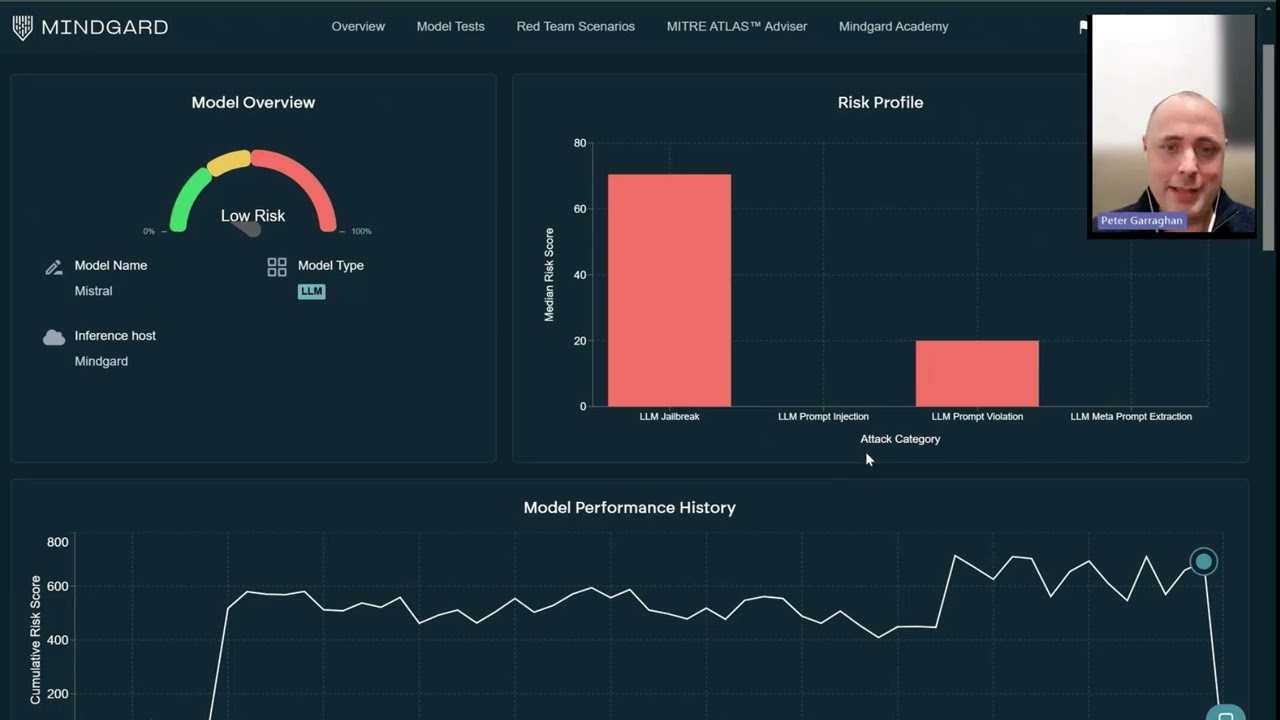Mindgard AI Red Teaming & Security Testing&zwj; Demo