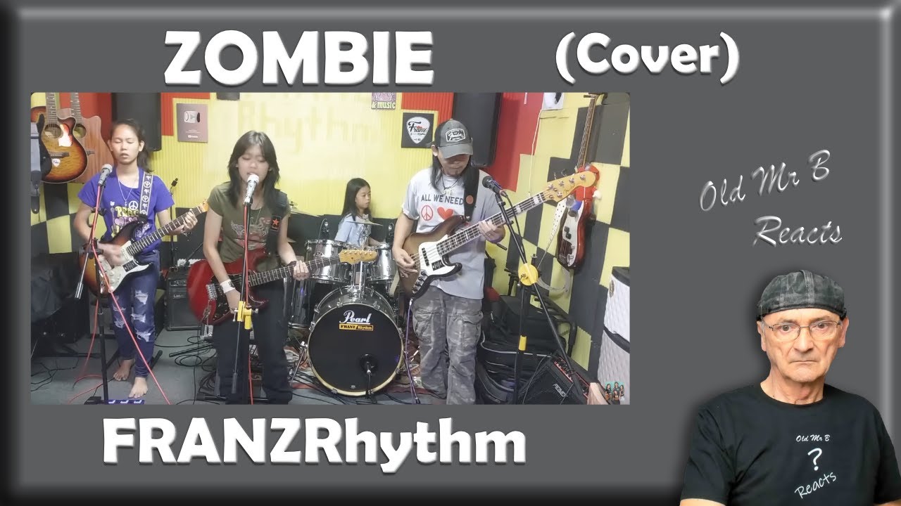 FRANZ Rhythm - ZOMBIE_Family Band Cover ( TRIBUTE FOR PEACE) (Reaction)