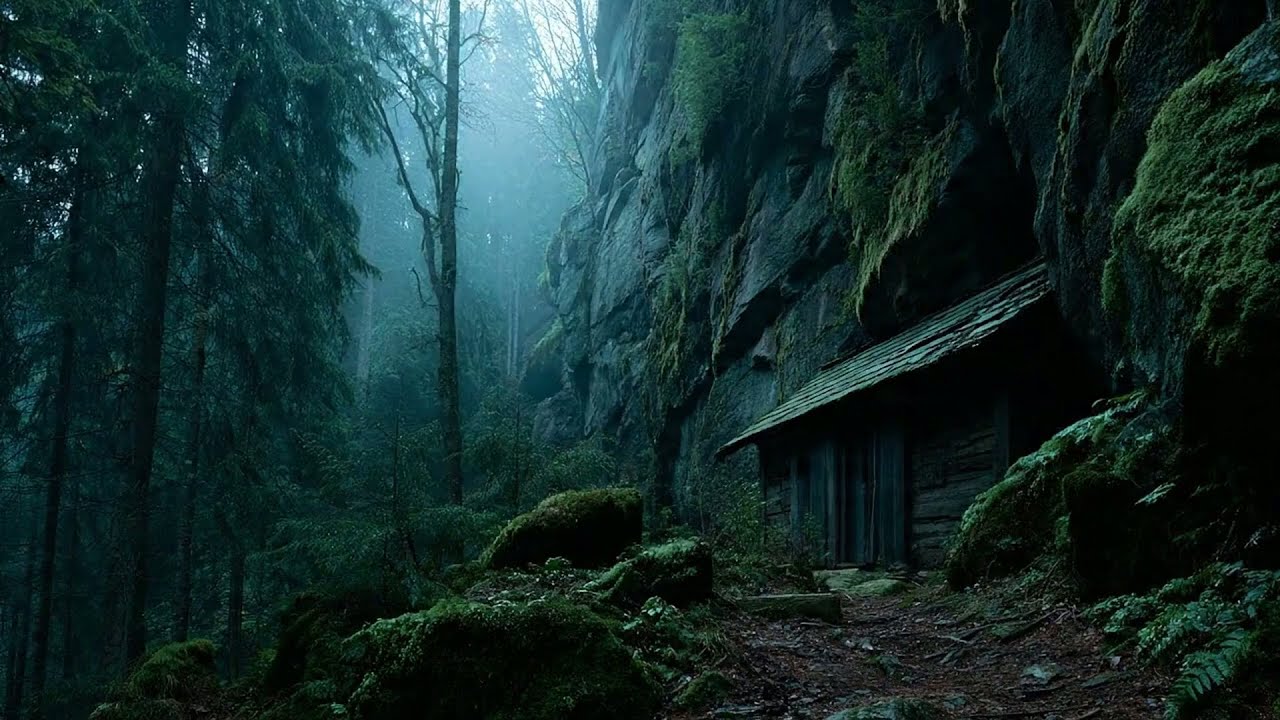 Tranquil Cliffside Refuge 🌲 Relaxing Medieval Ambient (1 Hour)