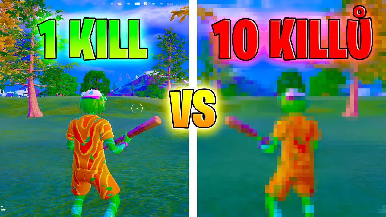 Za KAŽDÝ KILL si SNIŽUJU ROZLIŠENÍ ve Fortnite – tohle bylo FAKT NEHRATELNÝ 😵‍💫