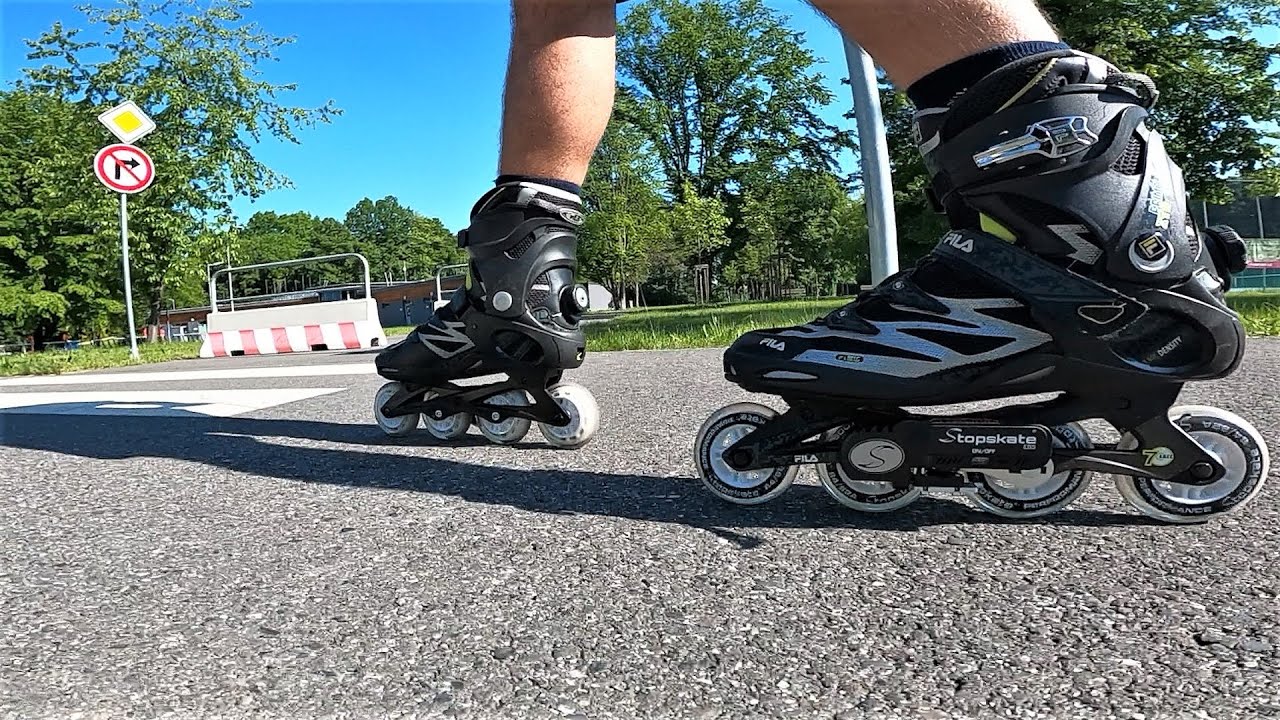 STOPSKATE - brzda pro inline brusle - první testovací jízda
