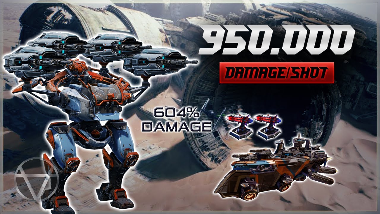 [WR] 🔥 4X Leinani w/ Frederick 950,000 DMG/Shot – Mk3 Gameplay | War Robots