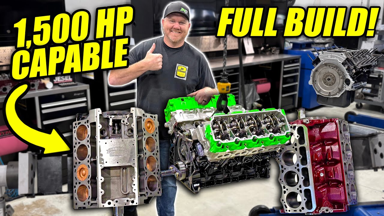 Building Our NEW Engine Capable Of Holding 1,500HP!!! This 6.0 Is  A Monster!!! FULL ENGINE BUILD!