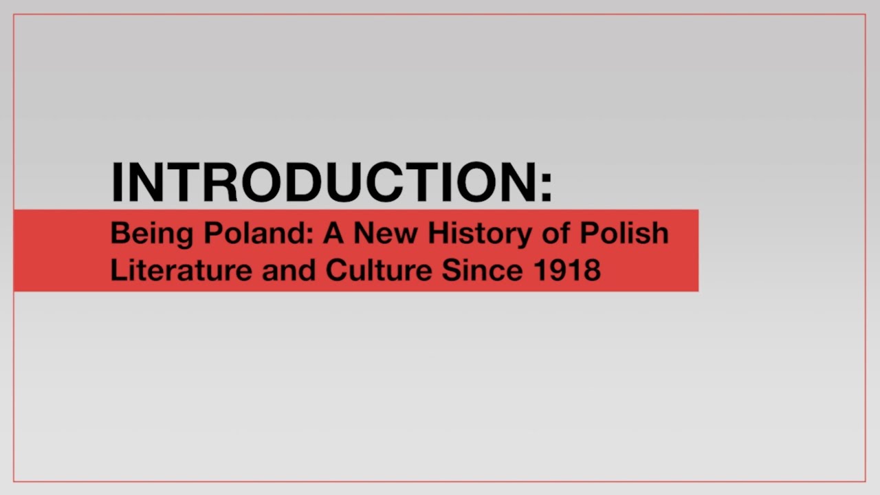 Being Poland - Encounters with Polish Literature - S1E1
