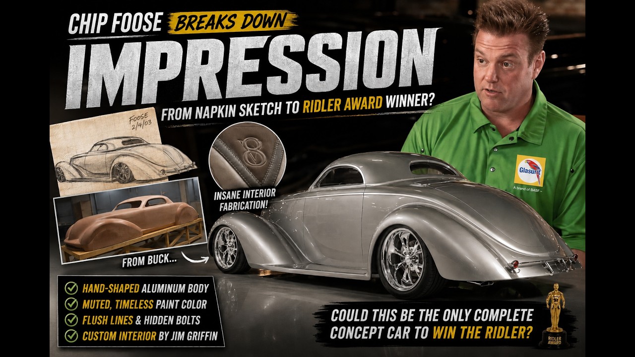 Chip Foose's Ridler Award:  Building Impression