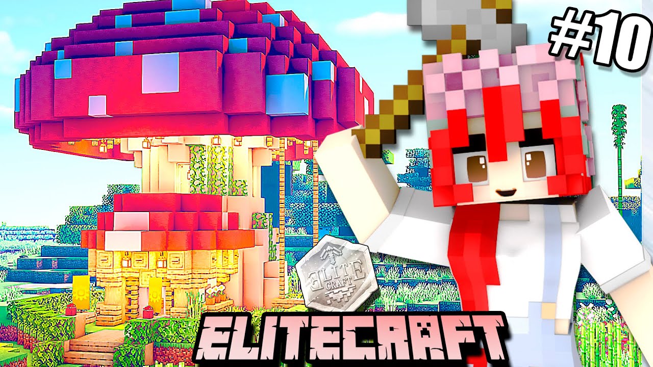 Edificio Seta Para Las Pociones! 🍄 ~ Speed build | Ep.10 | EliteCraft ~ Minecraft