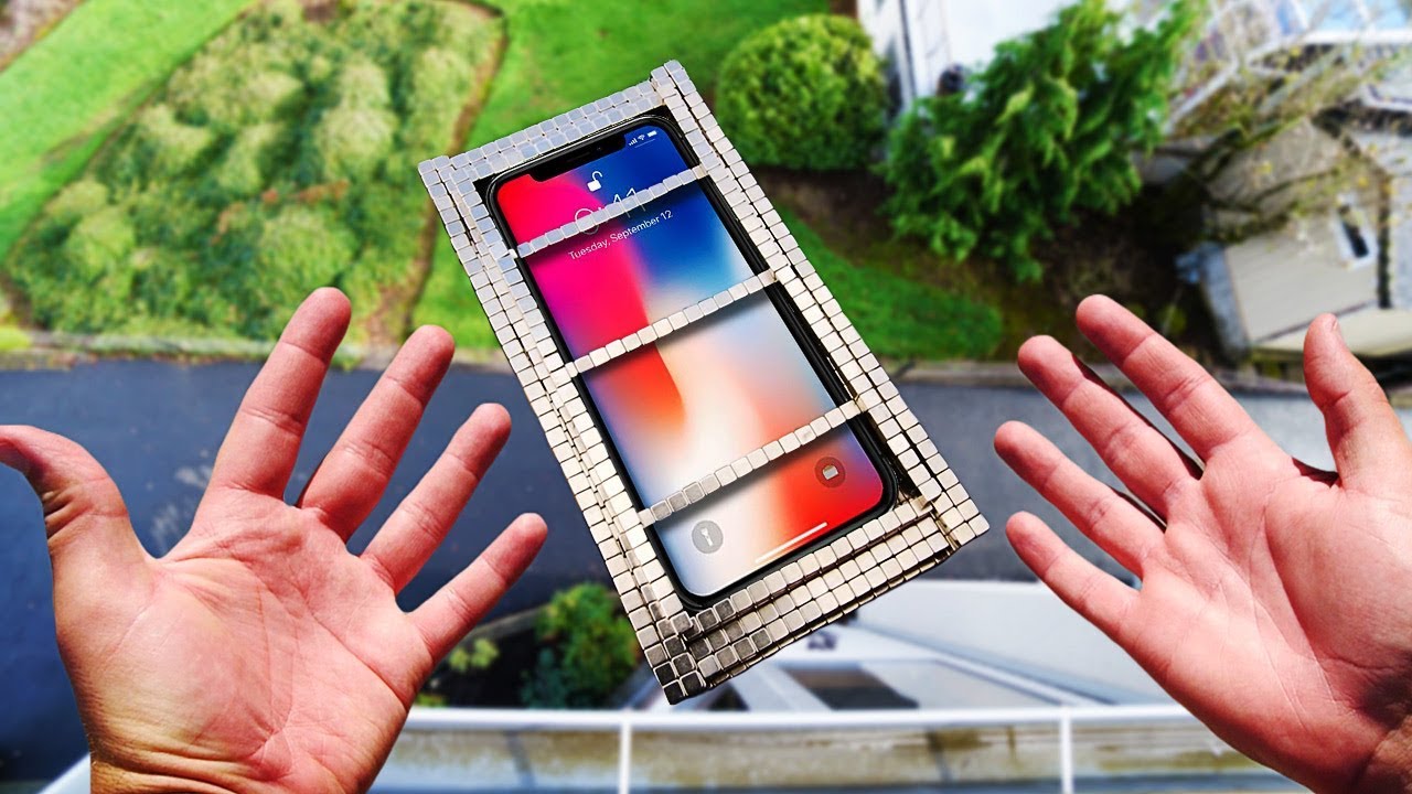 Don't Use 2000 Micro Magnets to Protect iPhone X from Drop Test!!