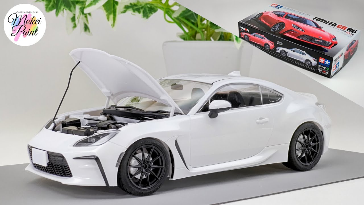 Tamiya Toyota GR 86 1/24 Scale Model Build 仮組み