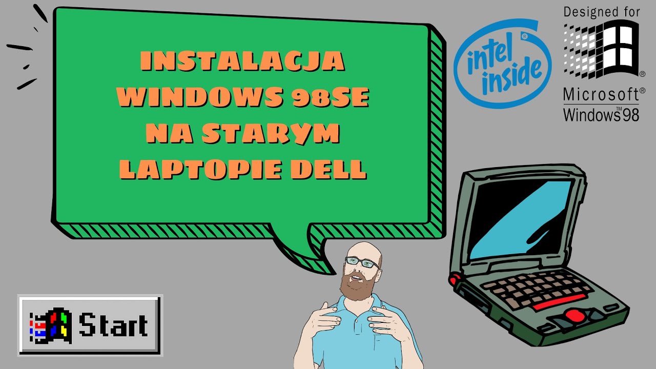 Instalacja i konfiguracja Windows 98SE sp2 na starym laptopie