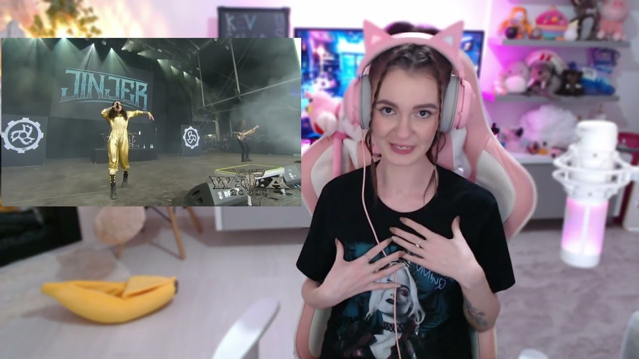 First time reacting to JINJER - Perennial (Live at Wacken Open Air 2019)