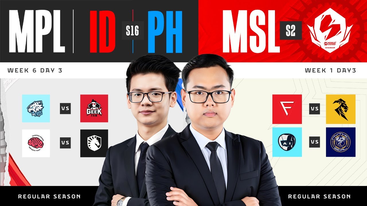 [Official Restream] MSL [S2] {W1D3}🔴MPL ID/PH [S16] {W6D3} 🇲🇲 LIVE🔴(Part6)