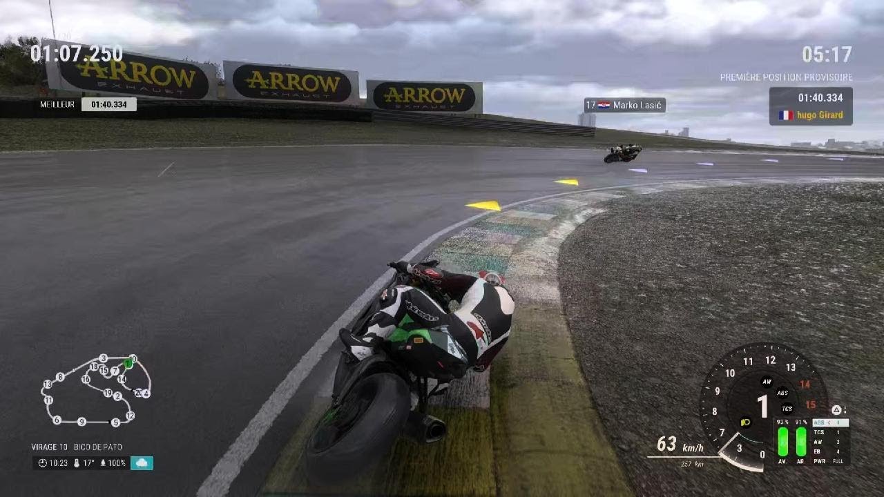 RIDE 5 championnat endurance interlagos chaotique partie1