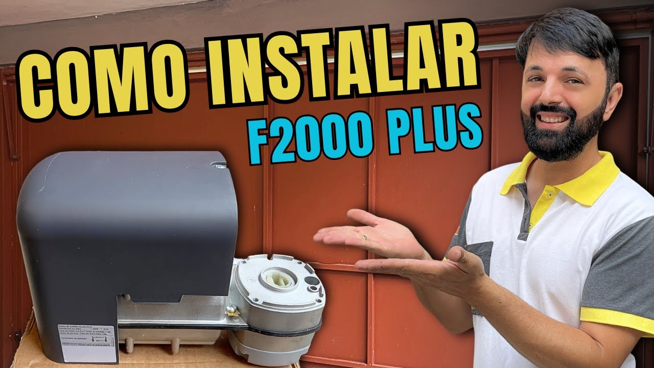 Como INSTALAR MOTOR PARA PORTÃO BASCULANTE (Passo a Passo)
