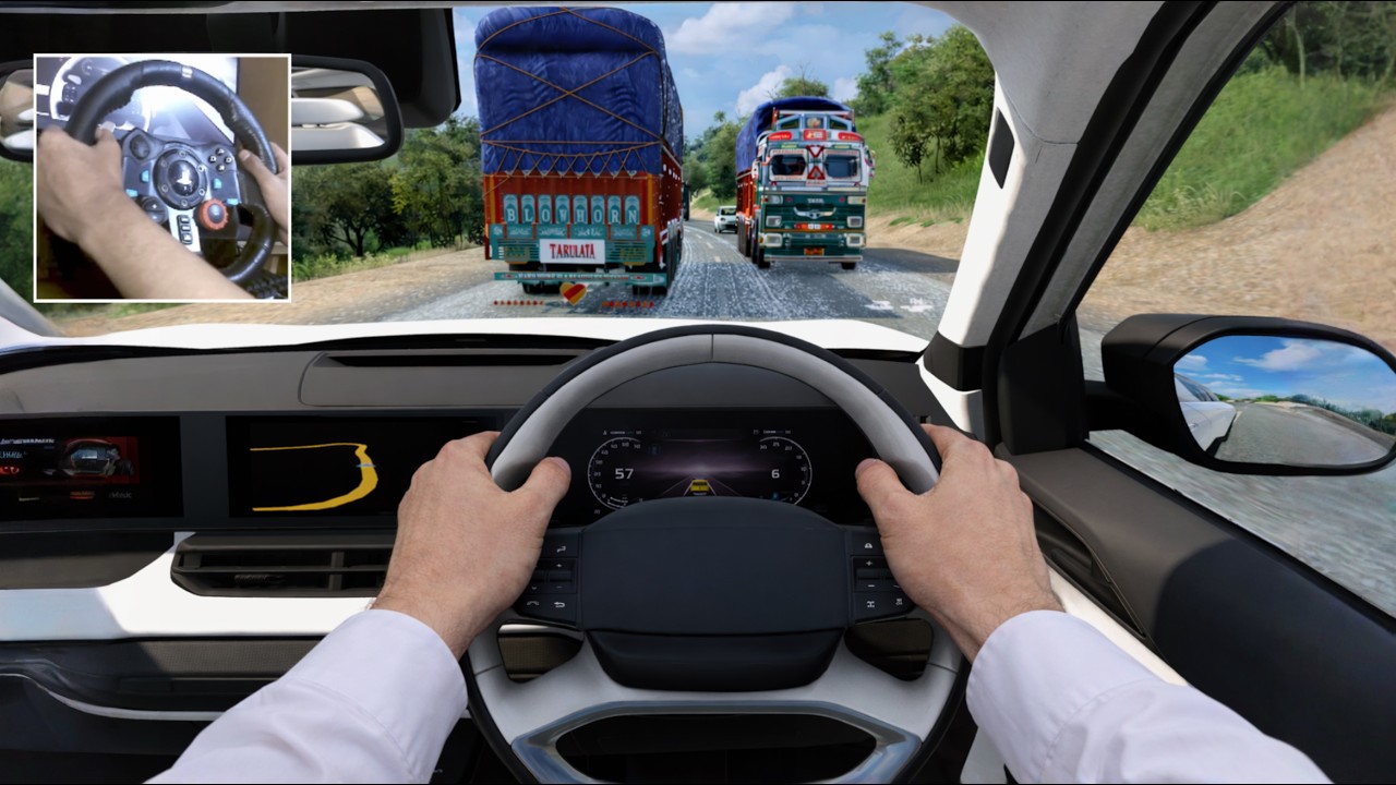 Driving TATA Sierra Through Narrow Mountain Pass - Euro Truck Simulator 2