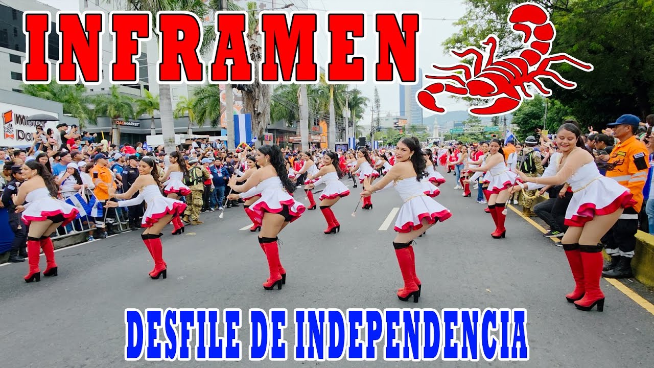 LA TRADICIONAL de la BANDA EL INFRAMEN en el DESFILE DE INDEPENDENCIA 15 de SEPTIEMBRE 2025