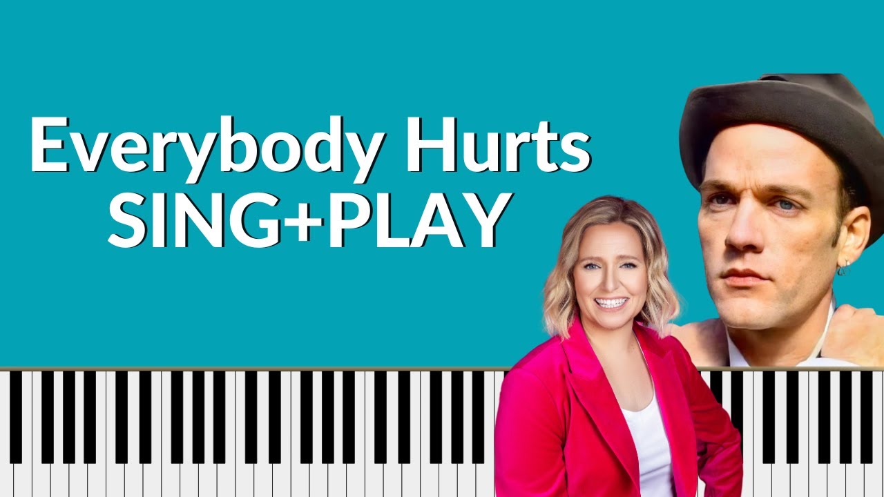 Everybody Hurts REM Piano Tutorial - Sing and Play **FREE DOWNLOAD**