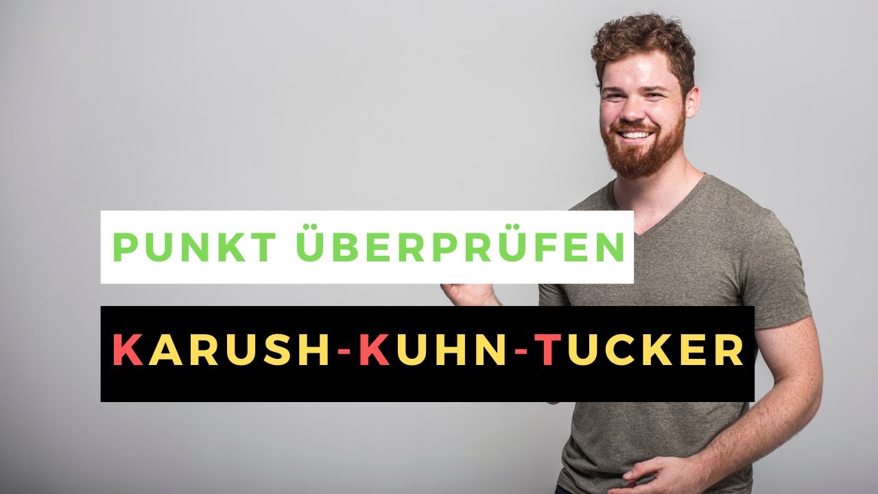 Karush-Kuhn-Tucker (KKT) Punkt überprüfen