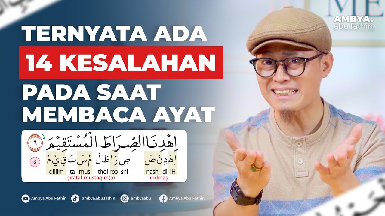 Ternyata Banyak yang Salah Baca Ayat Ini! 14 Kesalahan di 