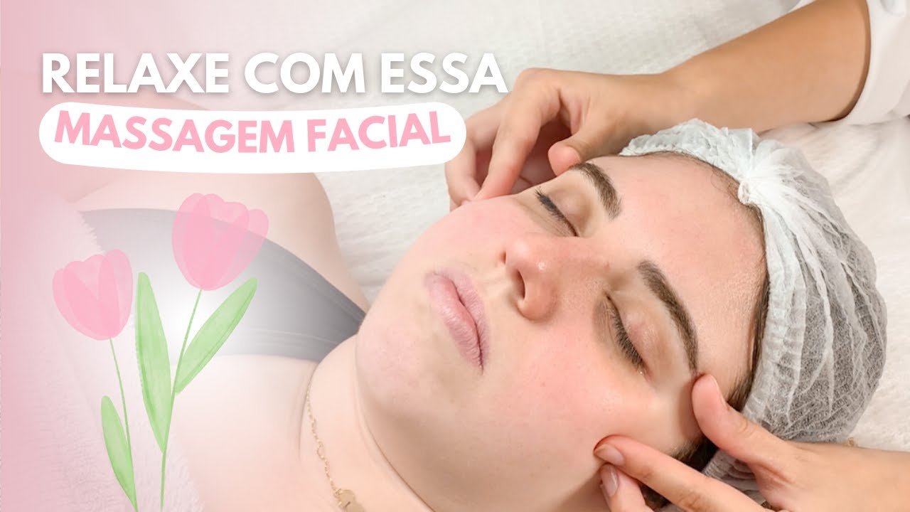 MASSAGEM FACIAL PARA RELAXAR 🧡