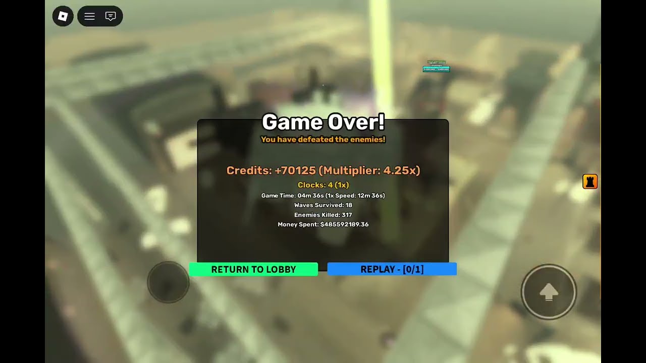 Chapter 8 Cheap Farming Strat (1M credits per hour) | Skibi Defense