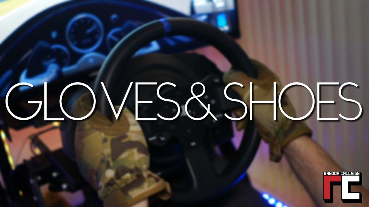 Budget Sim Racing gloves and shoes