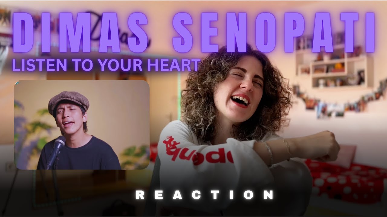 DANCER REACTS DIMAS SENOPATI - ''LISTEN TO YOUR HEART'' (ACOUSTIC COVER) + DANCE TO IT!