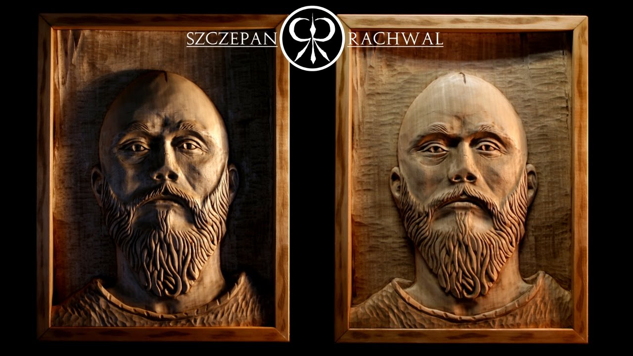 Rzeźbienie portretu / woodcarving portrait: Ragnar Lothbrok