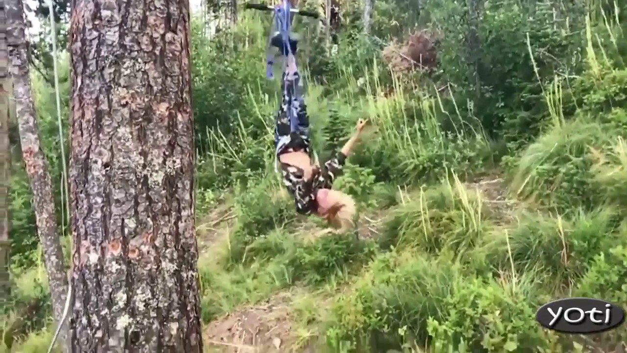 Zipline fail Wins Prt1