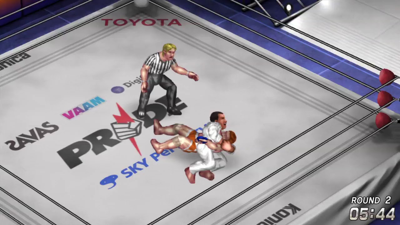 Royce vs. Sakaraba Pride FC ring