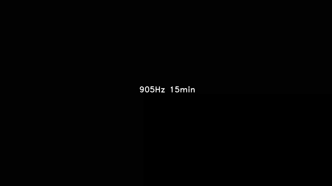 905 Hz 15min sine sound wave