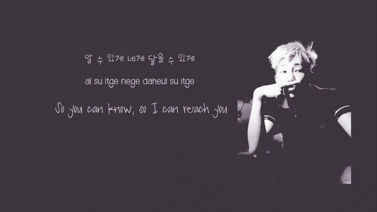 BTS Rap Monster – 목소리 (Voice) [Han|Rom|Eng lyrics]