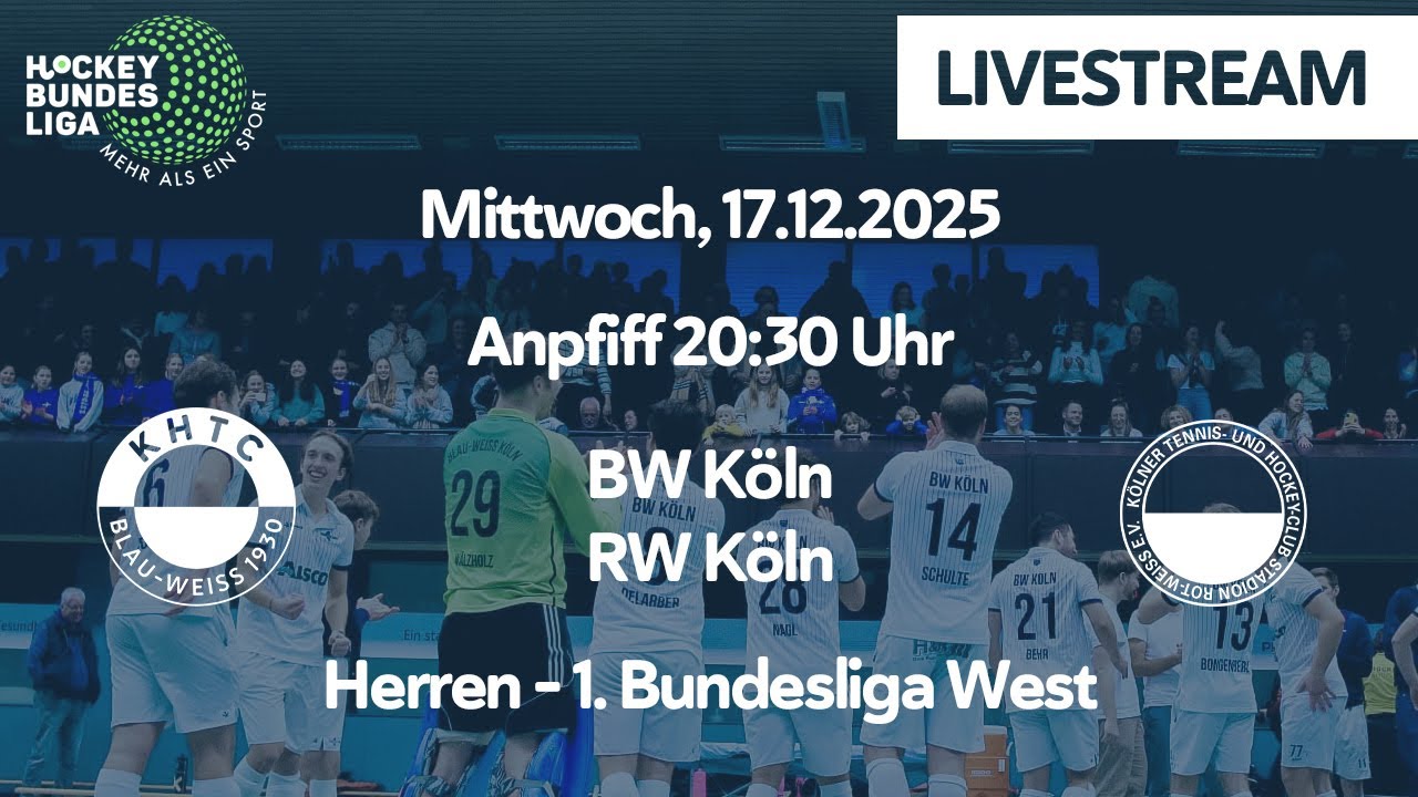 Herren - 1. Bundesliga West - BW K&ouml;ln vs. RW K&ouml;ln (6. Spieltag - Hallensaison 2025/2026)