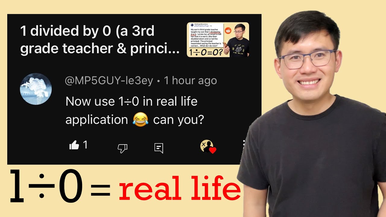 So you want &ldquo;1 divided by 0&rdquo; in real life?